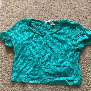 Lace crop top